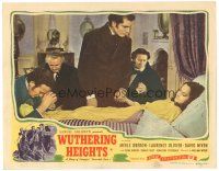 2p993 WUTHERING HEIGHTS LC R44 Laurence Olivier puts a curse on himself by dying Merle Oberon!