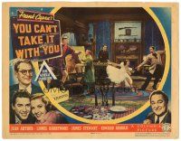 2p996 YOU CAN'T TAKE IT WITH YOU LC '38 crazy family dancing, painting & playing xylophone, Capra!