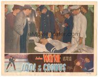 2p605 IDOL OF THE CROWDS LC #4 R48 injured hockey player John Wayne photographed going to hospital