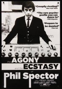 2t037 AGONY & THE ECSTASY OF PHIL SPECTOR 1sh '09 cool image of troubled music producer!