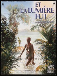 2r502 AND THEN THERE WAS LIGHT French 15x21 '89 Et la lumiere fut, Raffin art of topless native!
