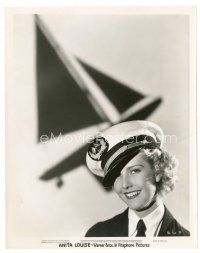 2s086 ANITA LOUISE 8x10 still '34 great smiling portrait in sailor cap with sailboat background!