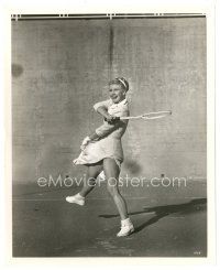 2s102 BARKLEYS OF BROADWAY candid 8x10 still '49 sexy Ginger Rogers playing tennis to keep trim!