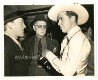 2s147 BOY MEETS GIRL candid 8x10 still '38 director Bacon, James Cagney & Dick Powell by Crail!