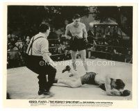 2s682 PERFECT SPECIMEN 8x10 still '37 boxer Errol Flynn knocks out his opponent in the ring!