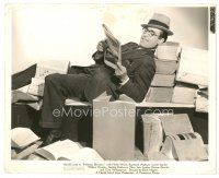 2s703 PROFESSOR BEWARE 8x10 still '38 great c/u of Harold Lloyd laying on a divan of dictionaries!