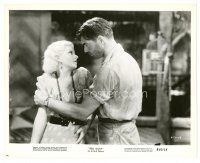 2s725 RED DUST 8x10 still R63 great close up of Clark Gable grabbing sexy Jean Harlow!