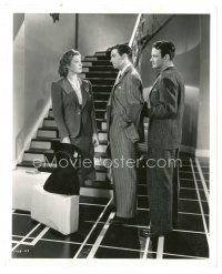 2s728 REMEMBER 8x10 still '39 Greer Garson tells Robert Taylor & Lew Ayres that she's leaving!
