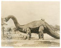 2s963 ANIMAL WORLD 7.25x9.25 still '56 Ray Harryhausen & Willis O'Brien fx image of Brontosaurus!