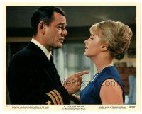 2s039 TICKLISH AFFAIR color 8x10 still #6 '63 close up of Gig Young pointing at sexy Shirley Jones!