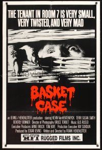 2w084 BASKET CASE 1sh '82 the tenant in room 7 is very small, very twisted & VERY mad!
