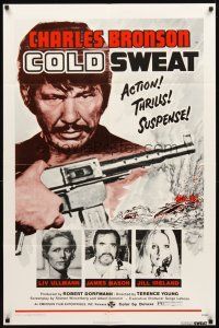 2w210 COLD SWEAT 1sh '74 Charles Bronson, Liv Ullman, De la part des copains