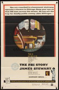 2w360 FBI STORY 1sh '59 Mervyn LeRoy directed, detective Jimmy Stewart & Vera Miles!