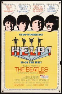 2w483 HELP 1sh '65 great images of The Beatles, John, Paul, George & Ringo, rock & roll classic!