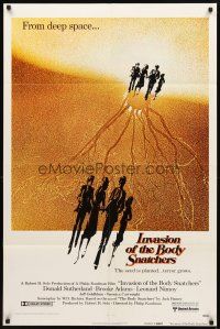 2w544 INVASION OF THE BODY SNATCHERS advance 1sh '78 Philip Kaufman classic remake!