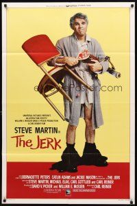2w563 JERK int'l 1sh '79 wacky Steve Martin is the son of a poor black sharecropper!