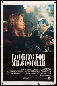 2w624 LOOKING FOR MR. GOODBAR 1sh '77 close up of Diane Keaton, directed by Richard Brooks!