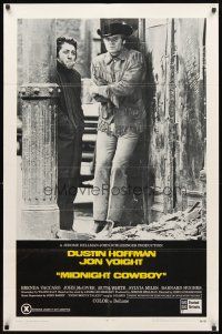 2w655 MIDNIGHT COWBOY x-rated 1sh '69 Dustin Hoffman, Jon Voight, John Schlesinger classic!