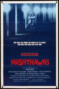2w679 NIGHTHAWKS int'l 1sh '81 Sylvester Stallone, Billy Dee Williams, Rutger Hauer