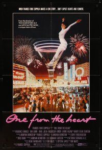 2w696 ONE FROM THE HEART int'l 1sh '82 Francis Ford Coppola, Nastassja Kinski in giant glass!