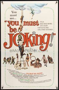 2w993 YOU MUST BE JOKING 1sh '65 Michael Winner, English comedy, a mad-mad whirl of a hunt!