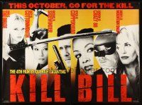 2x136 KILL BILL: VOL. 1 subway poster '03 Tarantino, Uma Thurman, Lucy Liu, Michael Madsen & more!