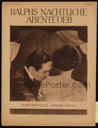 3a233 BROADWAY AFTER DARK German program '24 Norma Shearer, Anna Q. Nilsson & Adolphe Menjou!