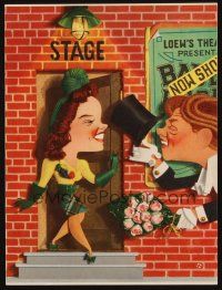 3a006 BABES ON BROADWAY trade ad '41 Mickey Rooney & Judy Garland by Jacques Kapralik!