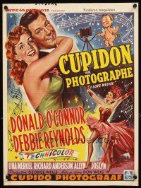 2y072 I LOVE MELVIN Belgian '53 great romantic art of Donald O'Connor & Debbie Reynolds!