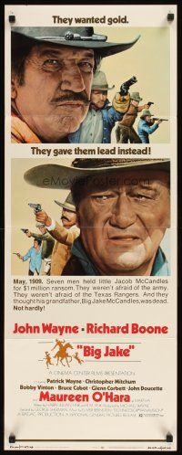 2y301 BIG JAKE insert '71 Richard Boone wanted gold but John Wayne gave him lead instead!