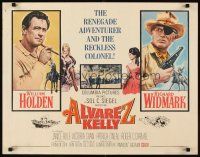 2z349 ALVAREZ KELLY 1/2sh '66 adventurer William Holden & reckless Colonel Richard Widmark