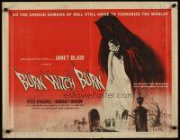 2z388 BURN WITCH BURN 1/2sh '62 undead demons of Hell arise to terrorize the world!