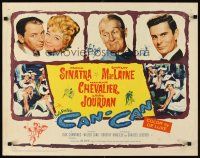 2z390 CAN-CAN 1/2sh '60 Frank Sinatra, Shirley MacLaine, Maurice Chevalier & Louis Jourdan!