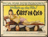 2z395 CARRY ON CLEO 1/2sh '65 English sex on the Nile, the funniest film since 54 B.C.!