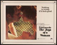 2z463 EMMANUELLE 2 THE JOYS OF A WOMAN 1/2sh '76 Sylvia Kristel, nothing is wrong if it feels good