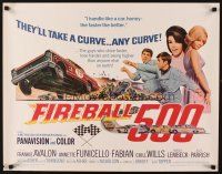 2z480 FIREBALL 500 1/2sh '66 Frankie Avalon & sexy Annette Funicello, cool stock car racing art!