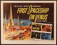 2z482 FIRST SPACESHIP ON VENUS 1/2sh '62 Der Schweigende Stern, German sci-fi!