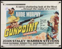 2z500 GUNPOINT 1/2sh '66 Audie Murphy, they took the town & the girl by force!