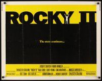 2z689 ROCKY II 1/2sh '79 Sylvester Stallone & Carl Weathers, boxing sequel!