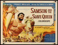 2z698 SAMSON & THE SLAVE QUEEN 1/2sh '64 Umberto Lenzi's Zorro contro Maciste, art of Samson!