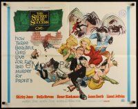 2z702 SECRET OF MY SUCCESS 1/2sh '65 artwork of sexy Shirley Jones & top cast by Frank Frazetta!