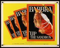 2z772 UP THE SANDBOX 1/2sh '73 Time Magazine parody art of Barbra Streisand by Richard Amsel!