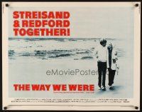 2z780 WAY WE WERE int'l 1/2sh '73 Barbra Streisand & Robert Redford walk on the beach!