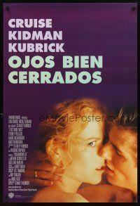 3b108 EYES WIDE SHUT DS Argentinean '99 Stanley Kubrick, c/u of Tom Cruise & Nicole Kidman!