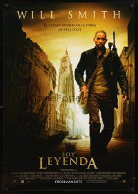 3b110 I AM LEGEND advance DS Argentinean '08 Will Smith is the last man on Earth, he's not alone!