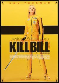 3b111 KILL BILL: VOL. 1 DS Argentinean '03 Quentin Tarantino, full-length Uma Thurman with katana!