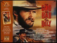 3b517 GOOD, THE BAD & THE UGLY video British quad R97 Sergio Leone, cool image of Clint Eastwood!