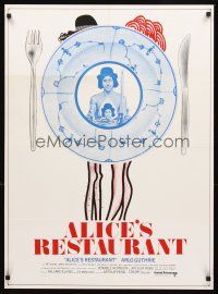 3b574 ALICE'S RESTAURANT Danish '70 Arlo Guthrie, musical comedy directed by Arthur Penn!