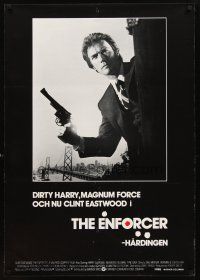 3b207 ENFORCER Swedish '76 photo of Clint Eastwood as Dirty Harry by Bill Gold!