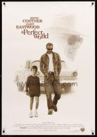 3b216 PERFECT WORLD video Swedish '93 Clint Eastwood, Kevin Costner & T.J. Lowther!